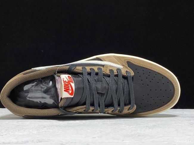 Low CQ4277-001 Air OG Travis Dark Jordan x SP 1 Scott Mocha 0702